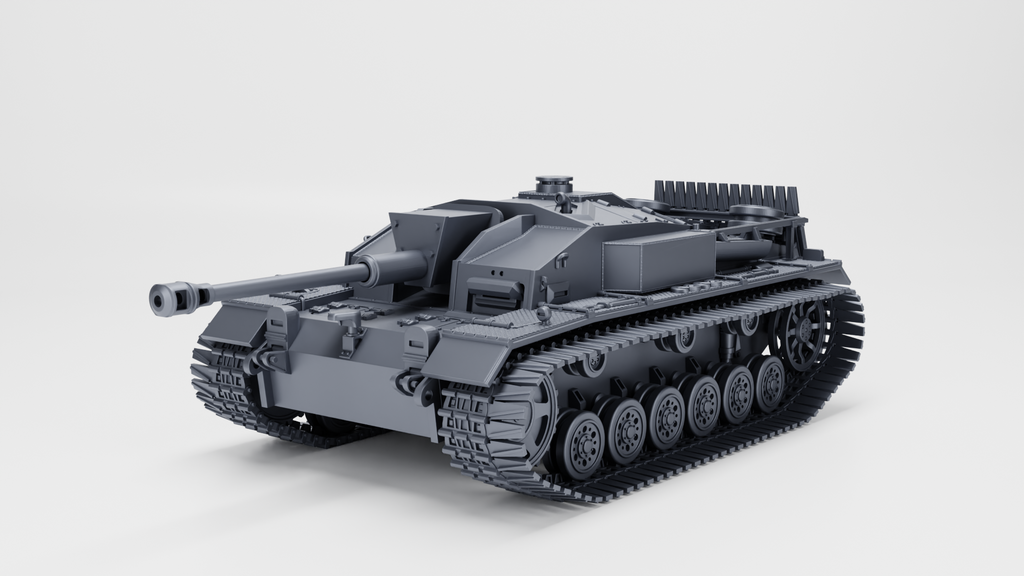 WG3D STUG III Ausf.F Winter Edition (Germany, WW2)