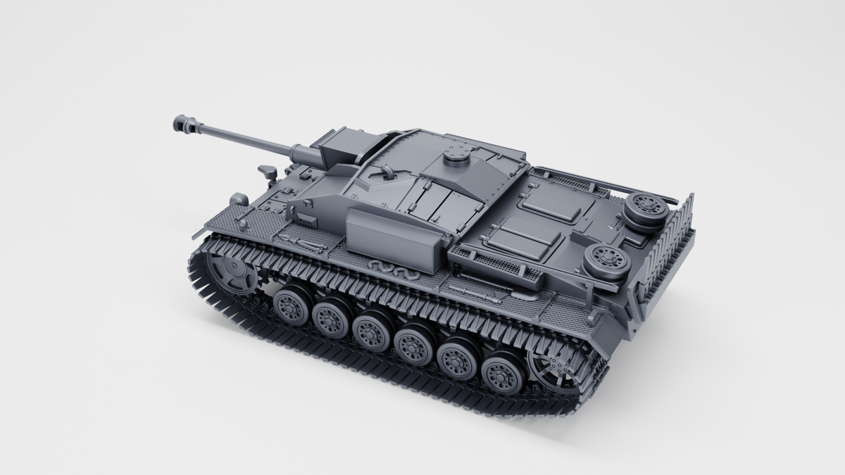 WG3D STUG III Ausf.F Winter Edition (Germany, WW2)