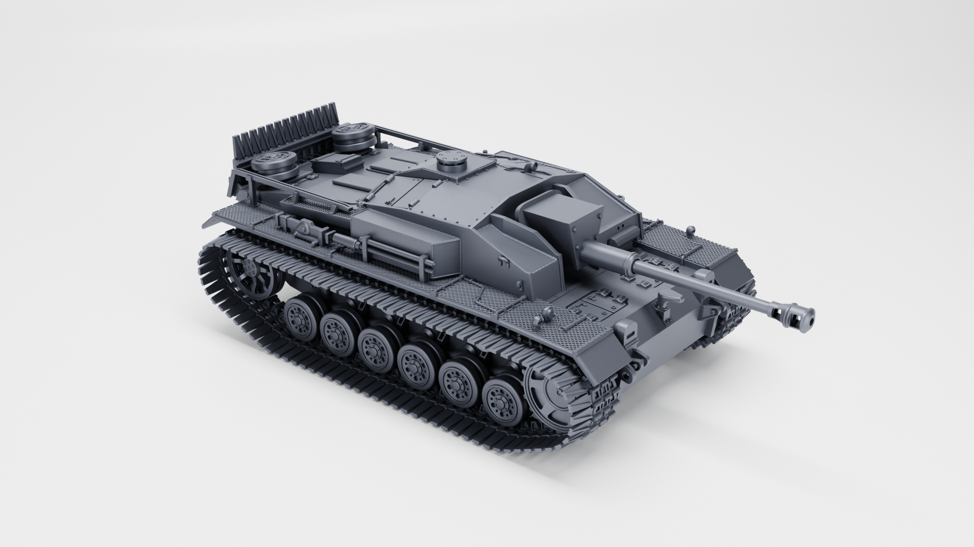 WG3D STUG III Ausf.F Winter Edition (Germany, WW2)