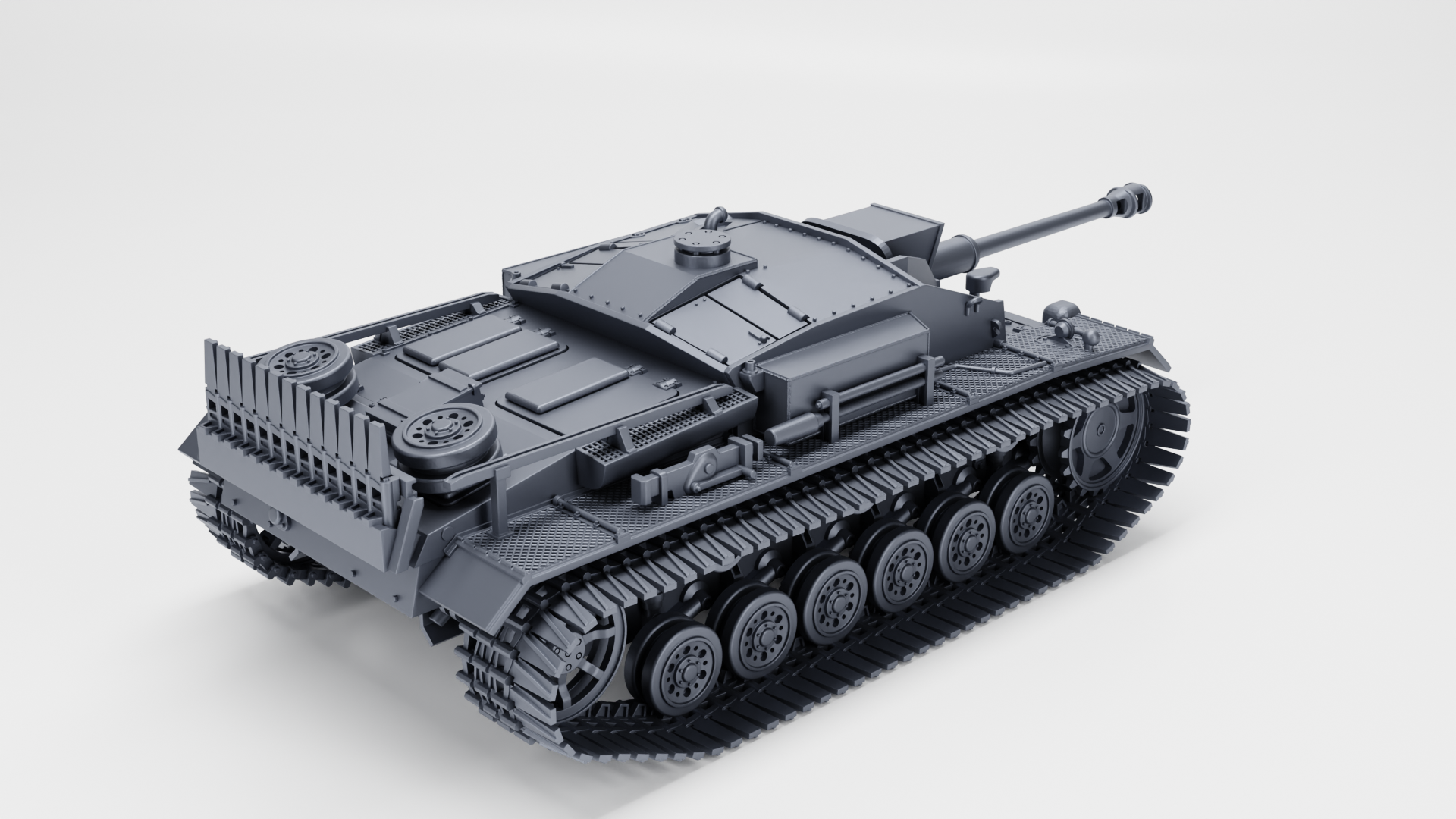 WG3D STUG III Ausf.F Winter Edition (Germany, WW2)