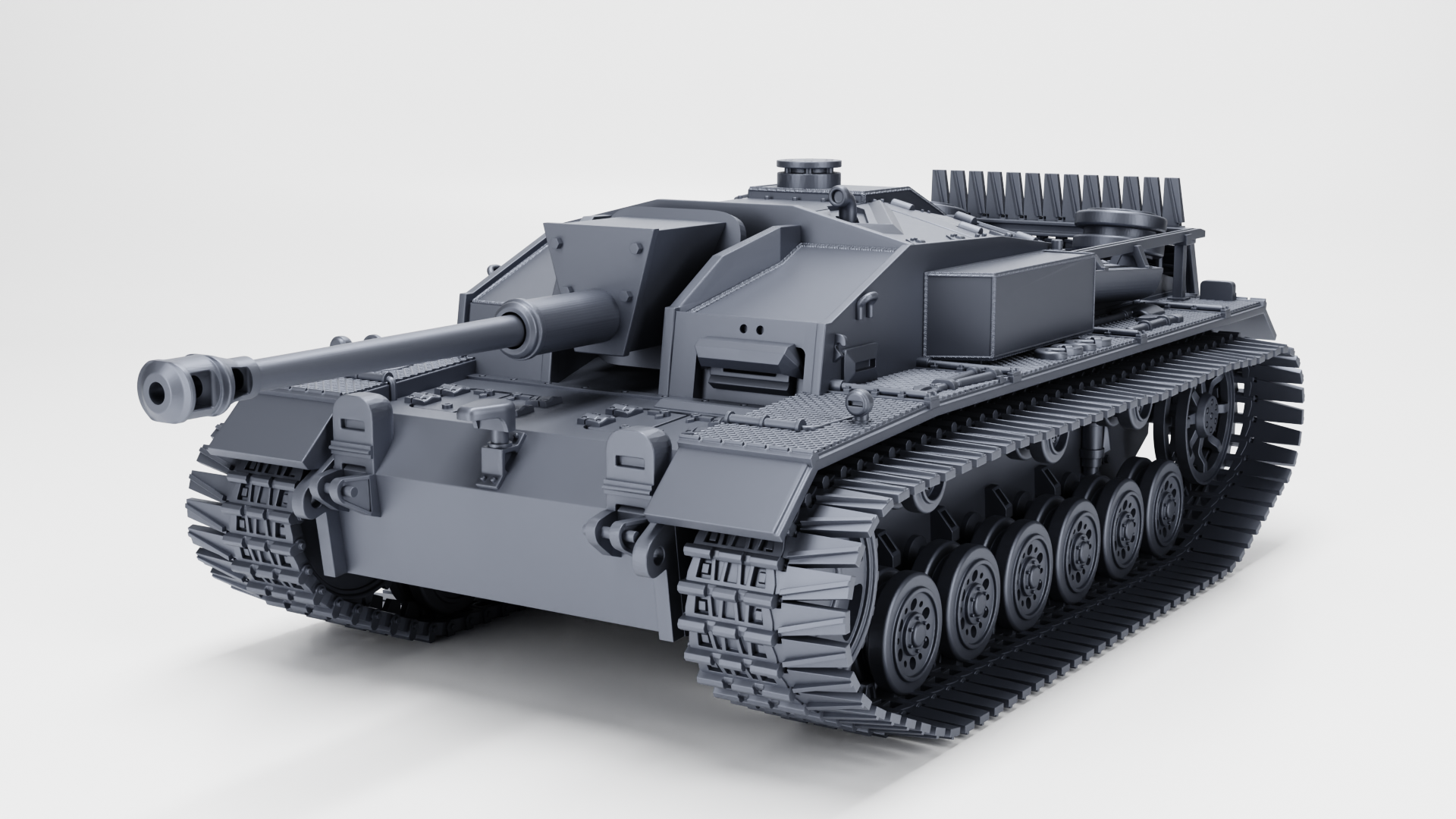WG3D STUG III Ausf.F Winter Edition (Germany, WW2)