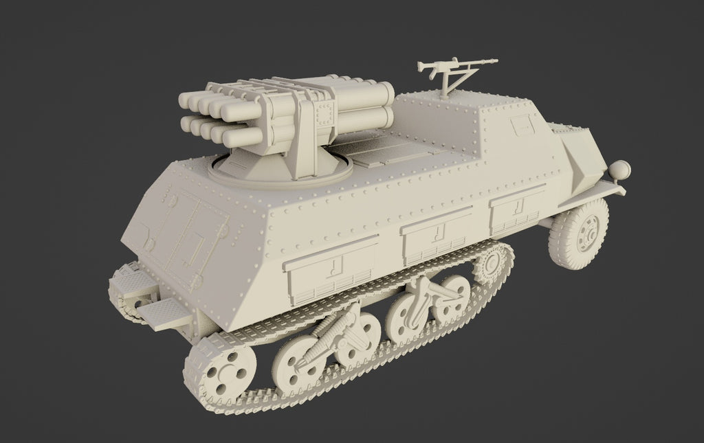 WG3D Halftrack Sd.Kfz.4 Panzerwerfer (Germany, WW2)