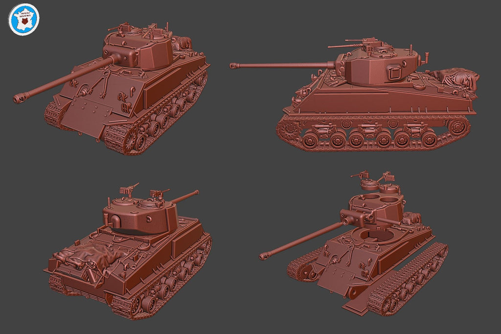 Arvernes Sherman M4A3E8 "Thunderbolt" (USA, WW2)
