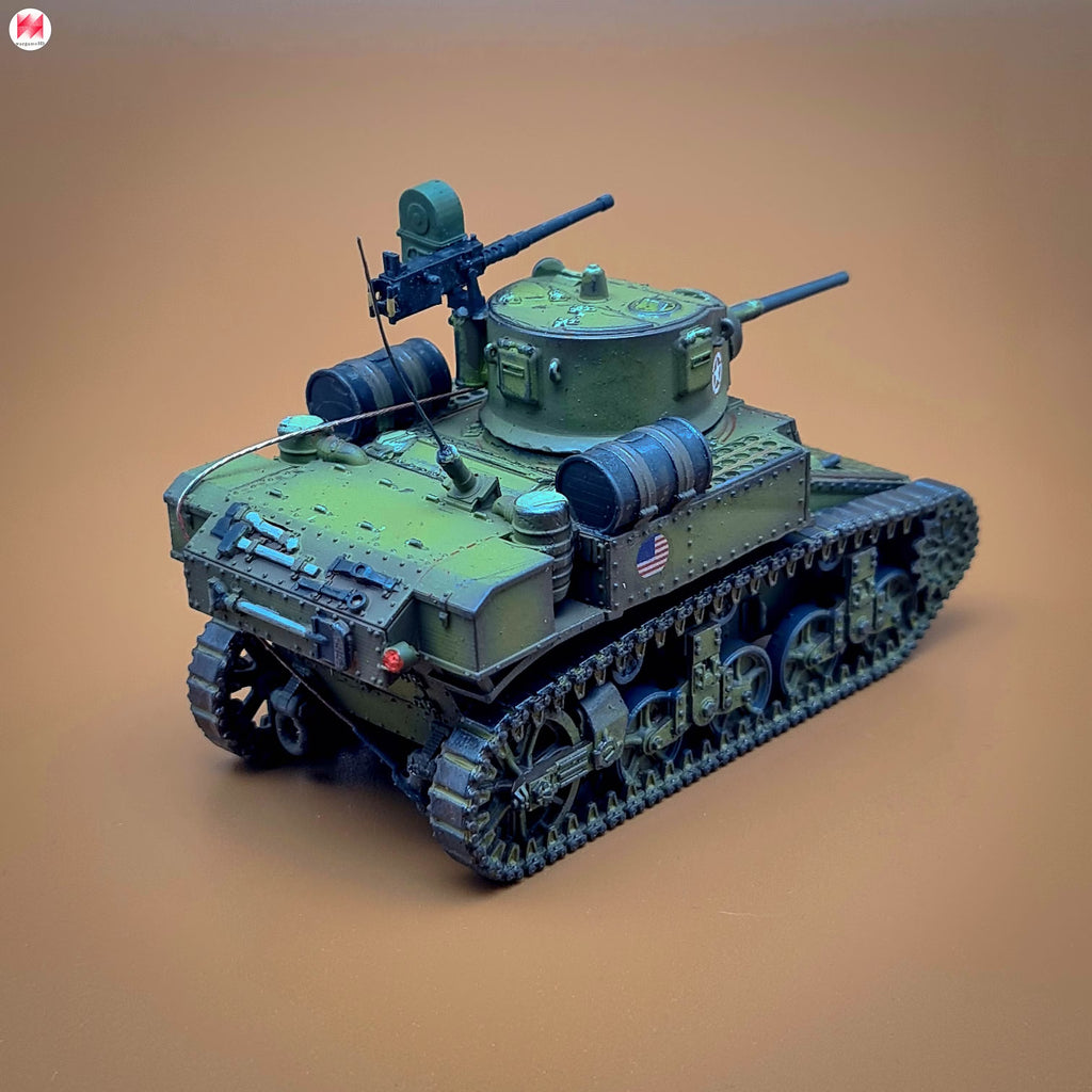 WG3D M3A1 Stuart with hull-mounted flamethrower (US, WW2)