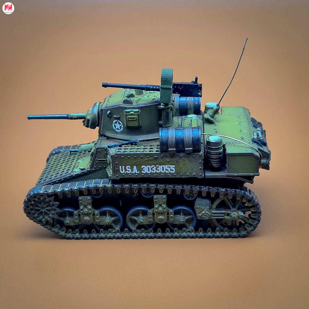 WG3D M3A1 Stuart with hull-mounted flamethrower (US, WW2)