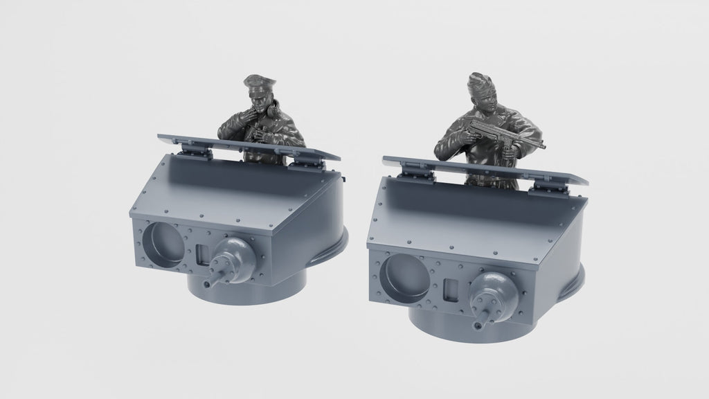 WG3D Steyr ADGZ Armored Car (8 Rad) + 2 Tankmen (Austria, Germany, WW2)