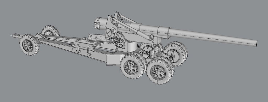WG3D 155mm Gun M1 "Long Tom" (USA, WW2)