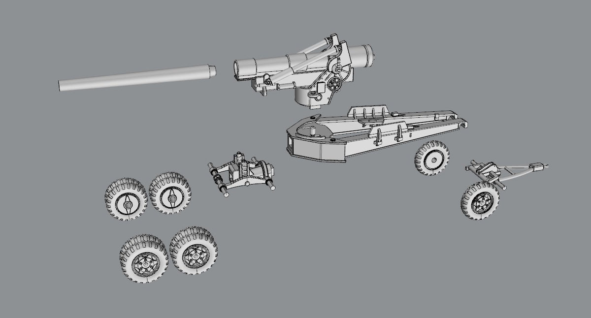 WG3D 155mm Gun M1 "Long Tom" (USA, WW2)
