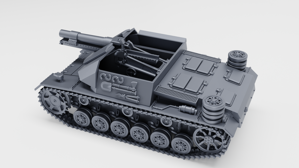 WG3D 15 cm sIG 33/2 (Sf.) auf Jagdpanzer 38(t) (Germany, WW2)
