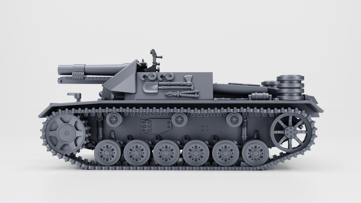 WG3D 15cm sIG 33 (Sf) auf Panzerkampfwagen III (Germany, WW2)