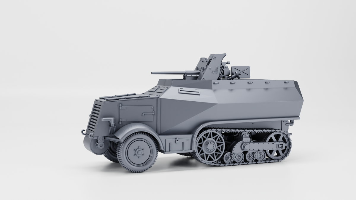 WG3D Halftrack Unic U304(f) with PaK 36 (Germany+France, WW2)