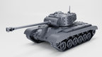 WG3D M26 Pershing Heavy/Medium Tank (US, WW2, Korean+Vietnam war)