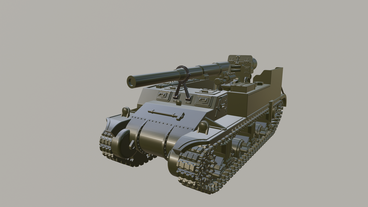 WG3D M12 Gun Motor Carriage 155mm (USA, WW2, D-Day)