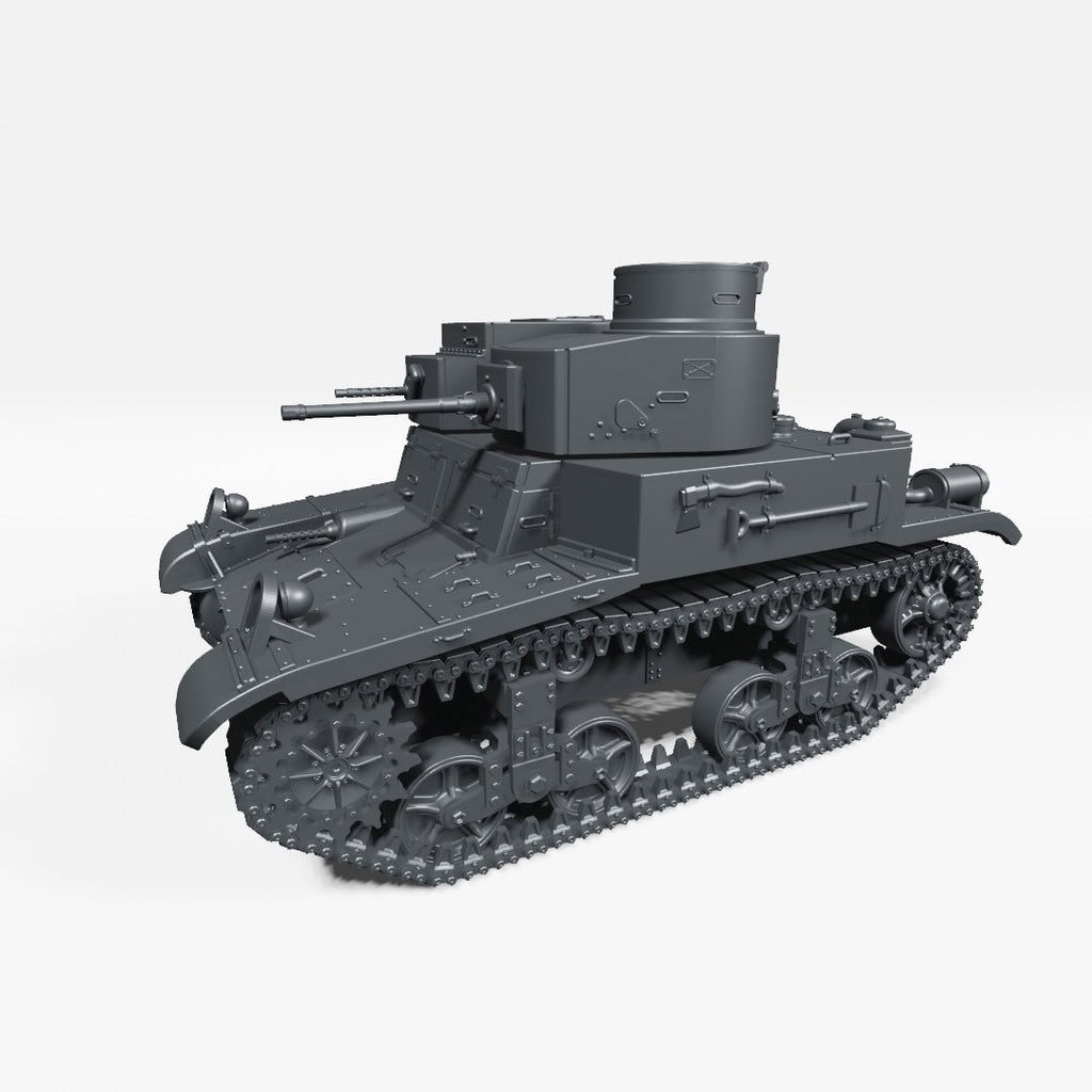 WG3D M2A2 Light Tank (US, 1936, Interwar+WW2)