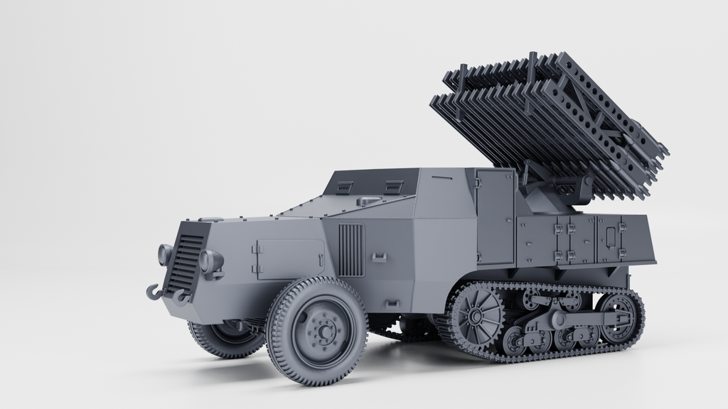 WG3D Halftrack S307 (f) Vielfachwerfer (multiple launcher) (Germany+France, WW2)