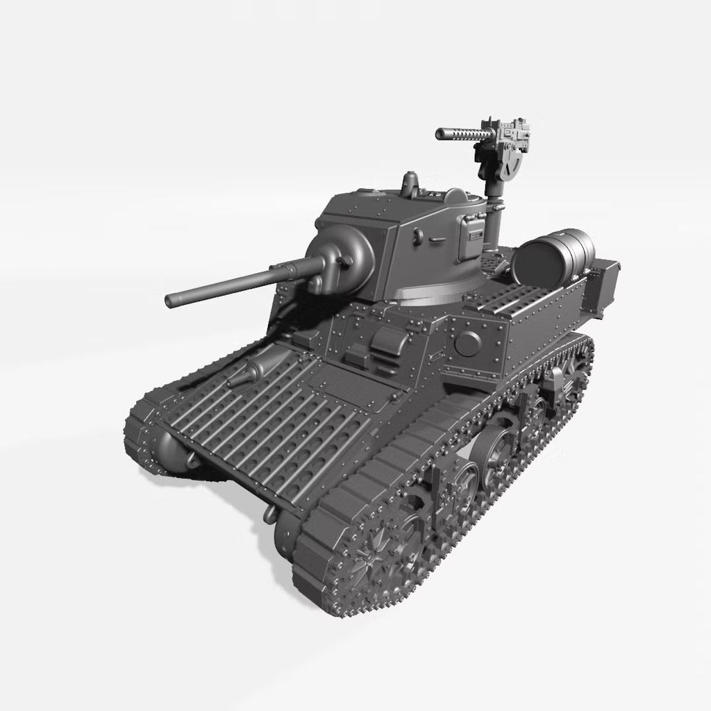 WG3D M3A1 Stuart with hull-mounted flamethrower (US, WW2)