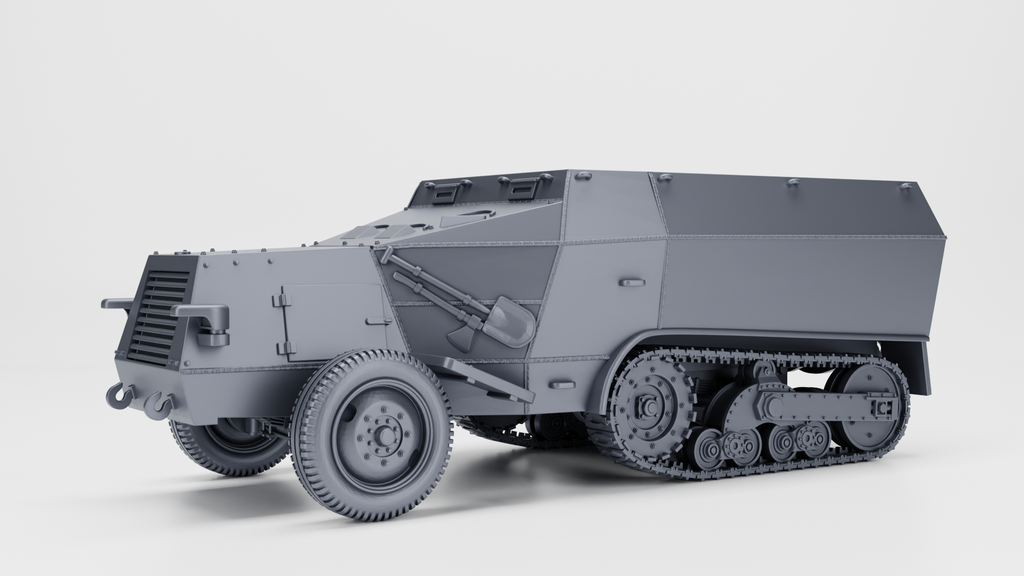 WG3D Halftrack SPW S307(f) - Ammo carrier (Germany+France, WW2)
