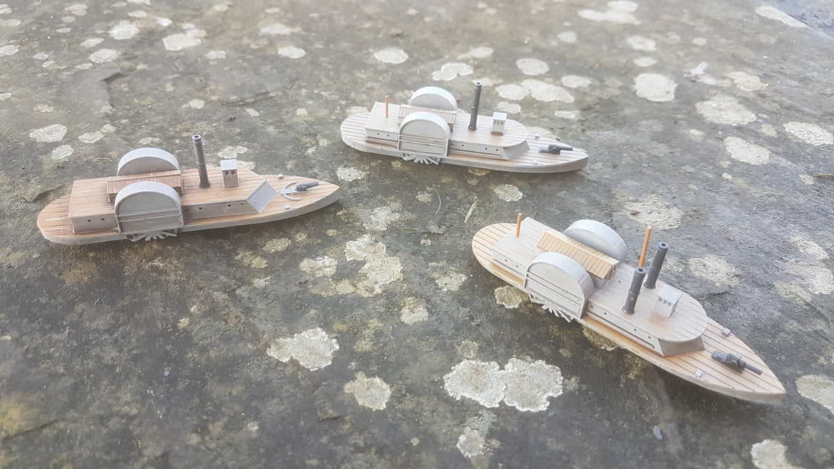 Manley LFG3D010 - 1/600 Confederate Gunboats
