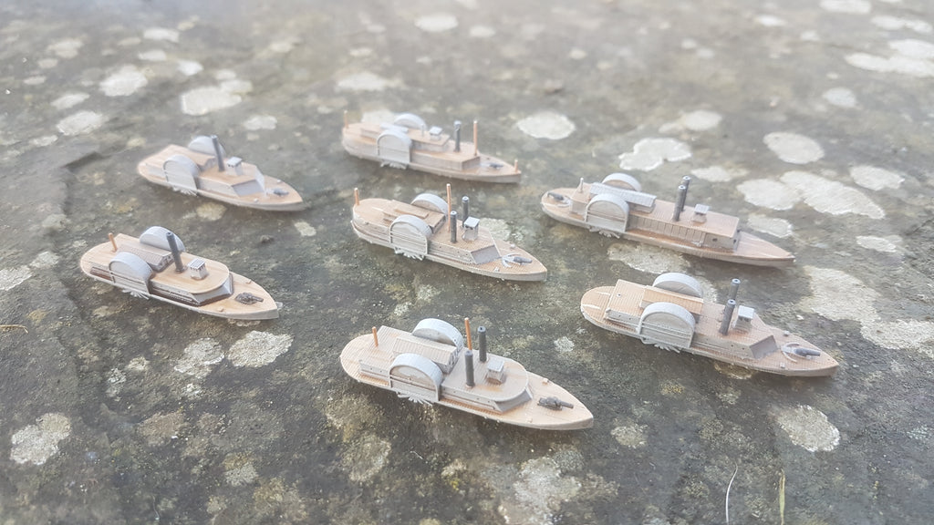 Manley LFG3D010 - 1/600 Confederate Gunboats