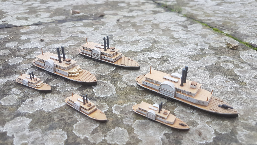 Manley LFG3D009 - 1/600 USS/Confederate Queen Of The West