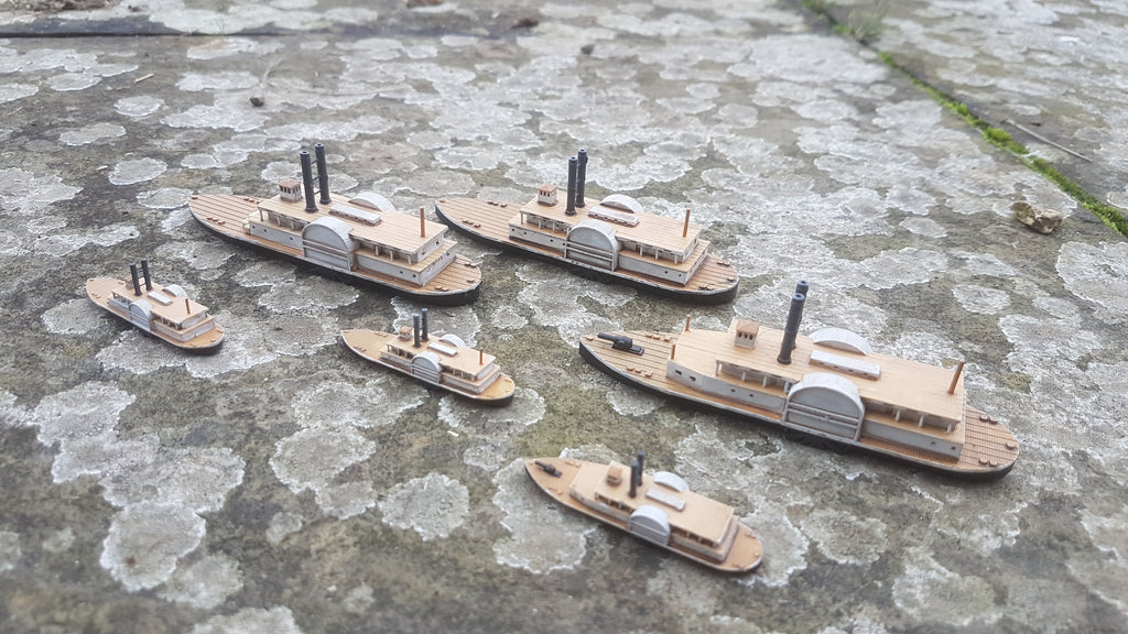 Manley LFG3D009 - 1/600 USS/Confederate Queen Of The West