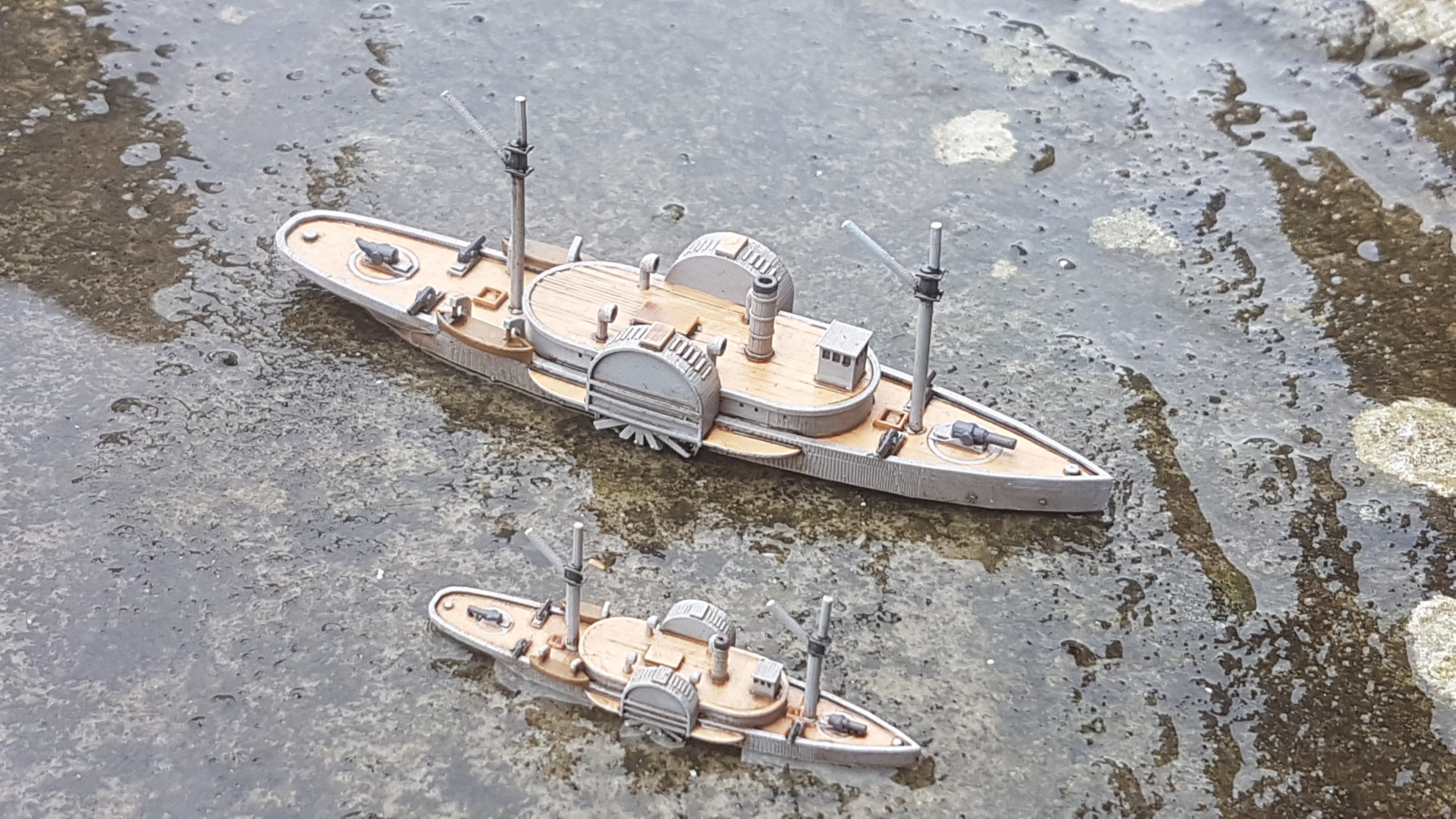 Manley LFG3D027 - 1/600 Confederate CSS Morgan/Gaines