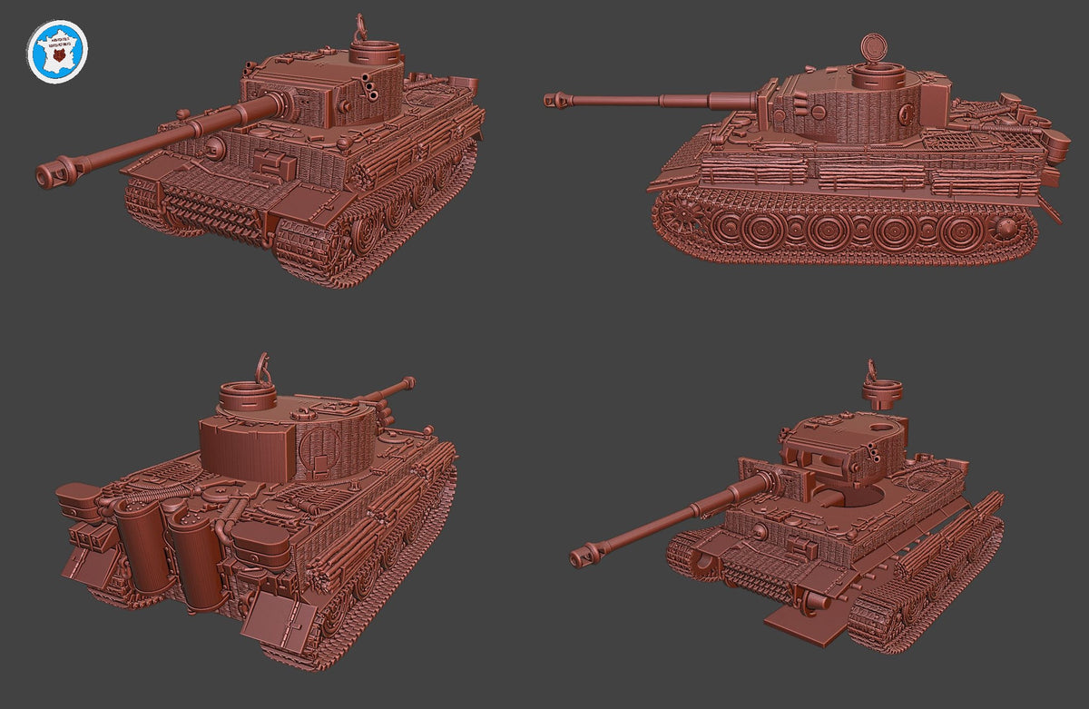 Arvernes TIGER H1 or E version (Germany, WW2)