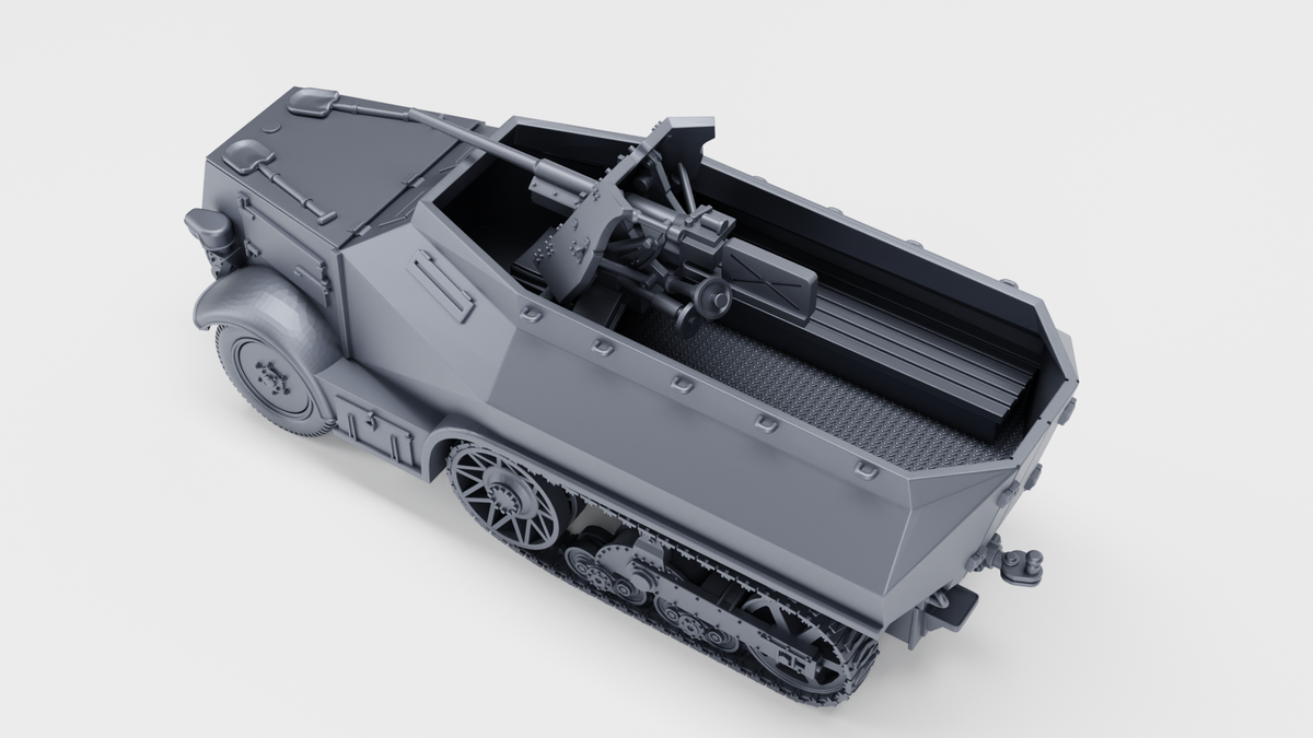 WG3D Halftrack Unic U304(f) with PaK 36 (Germany+France, WW2)