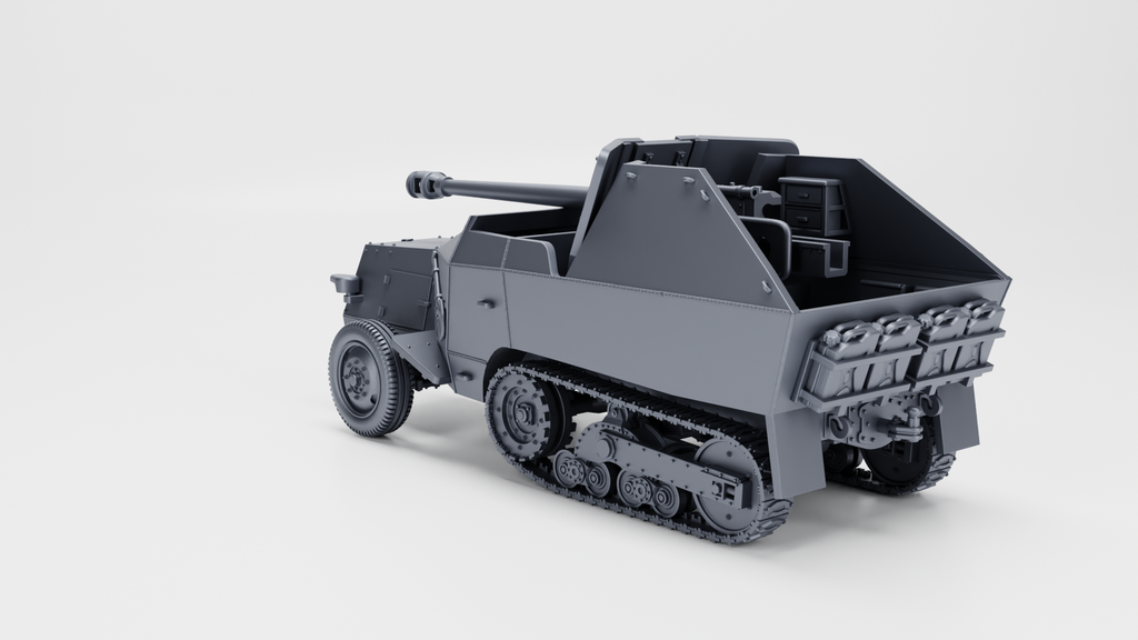WG3D Halftrack S307(f) with 75mm PaK40 (Germany+France, WW2)