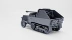 WG3D Halftrack S307(f) with 75mm PaK40 (Germany+France, WW2)