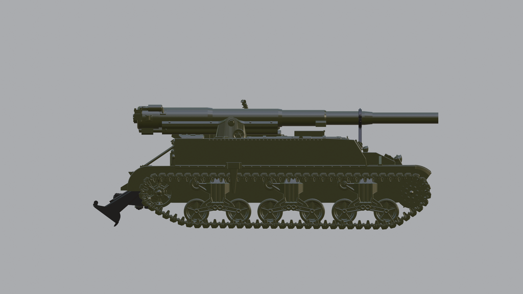 WG3D M12 Gun Motor Carriage 155mm (USA, WW2, D-Day)