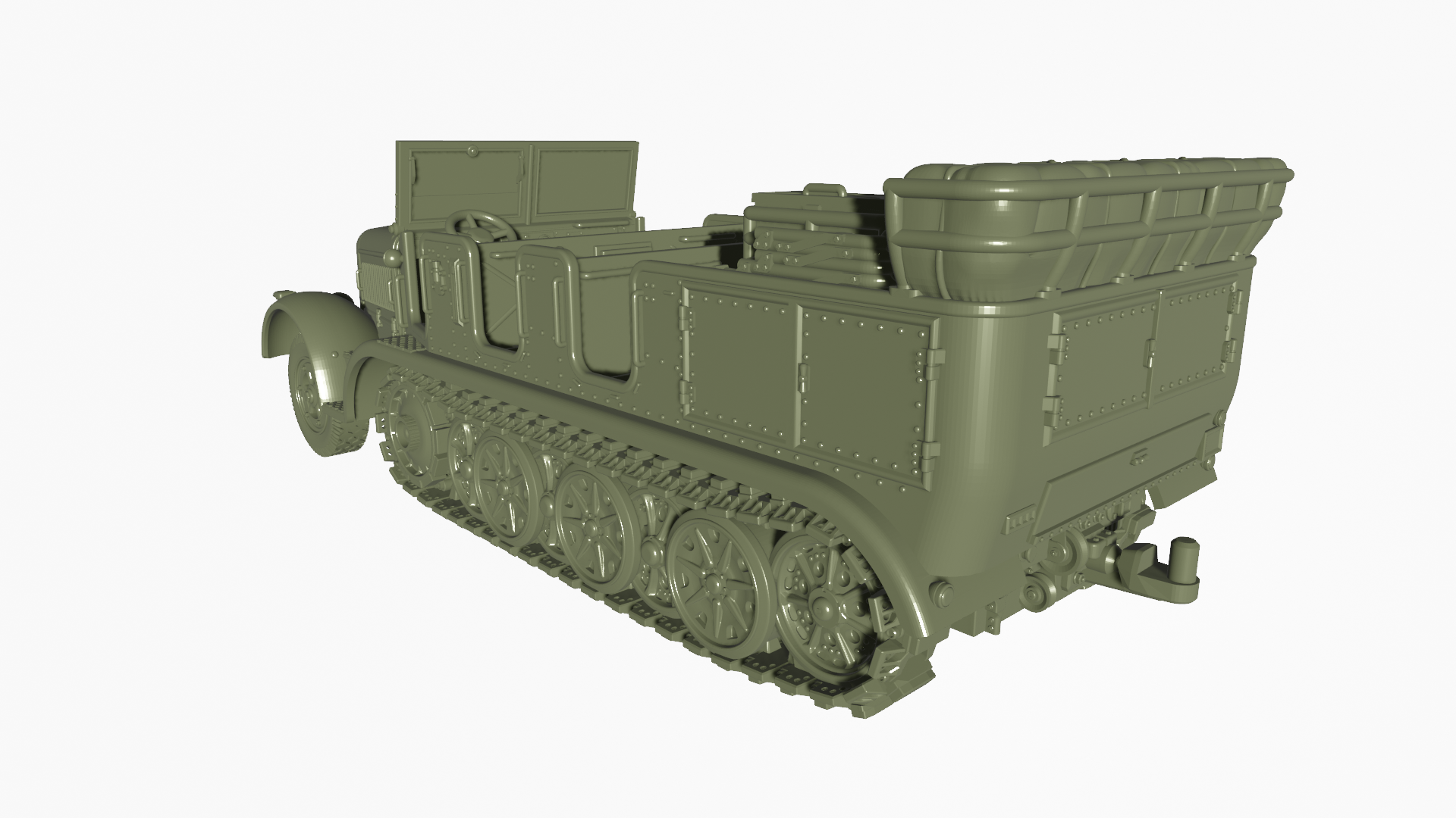 WG3D Halftrack Sd.Kfz.7 Mittlerer Zugkraftwagen 8t (Germany, WW2)