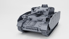 WG3D Panzer IV Ausf.H + side skirts + 3 Tankmen (Germany, WW2)