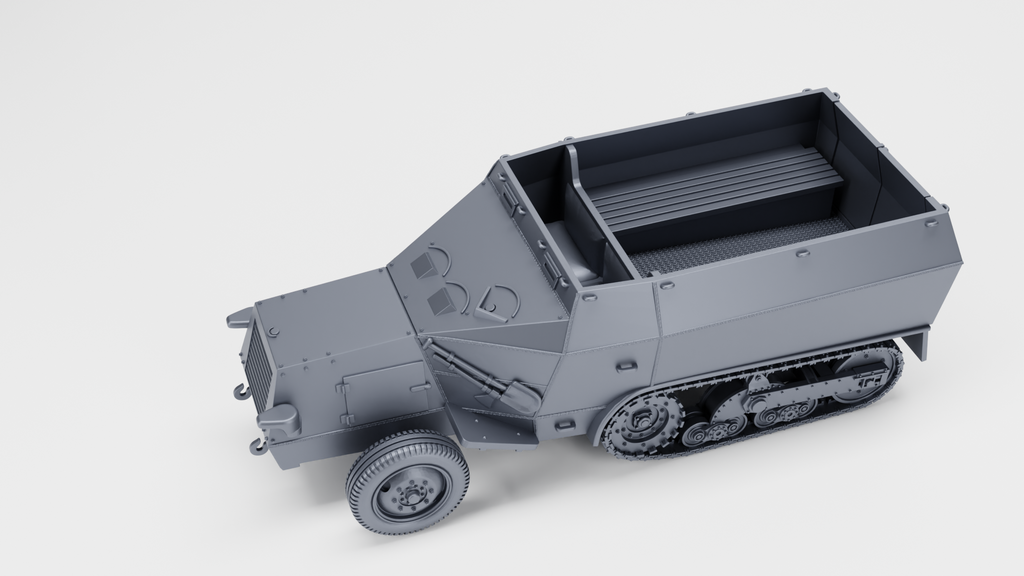 WG3D Halftrack SPW S307(f) - Ammo carrier (Germany+France, WW2)