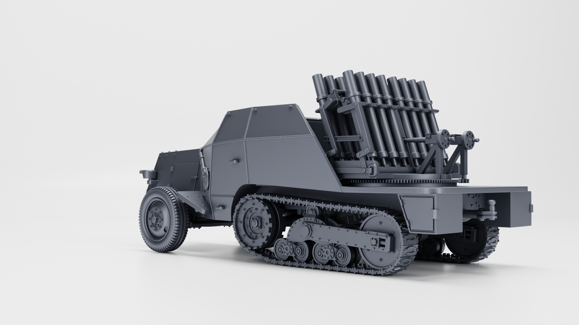 WG3D Halftrack S307(f) Reihenwerfer (row launcher) (Germany+France, WW2)