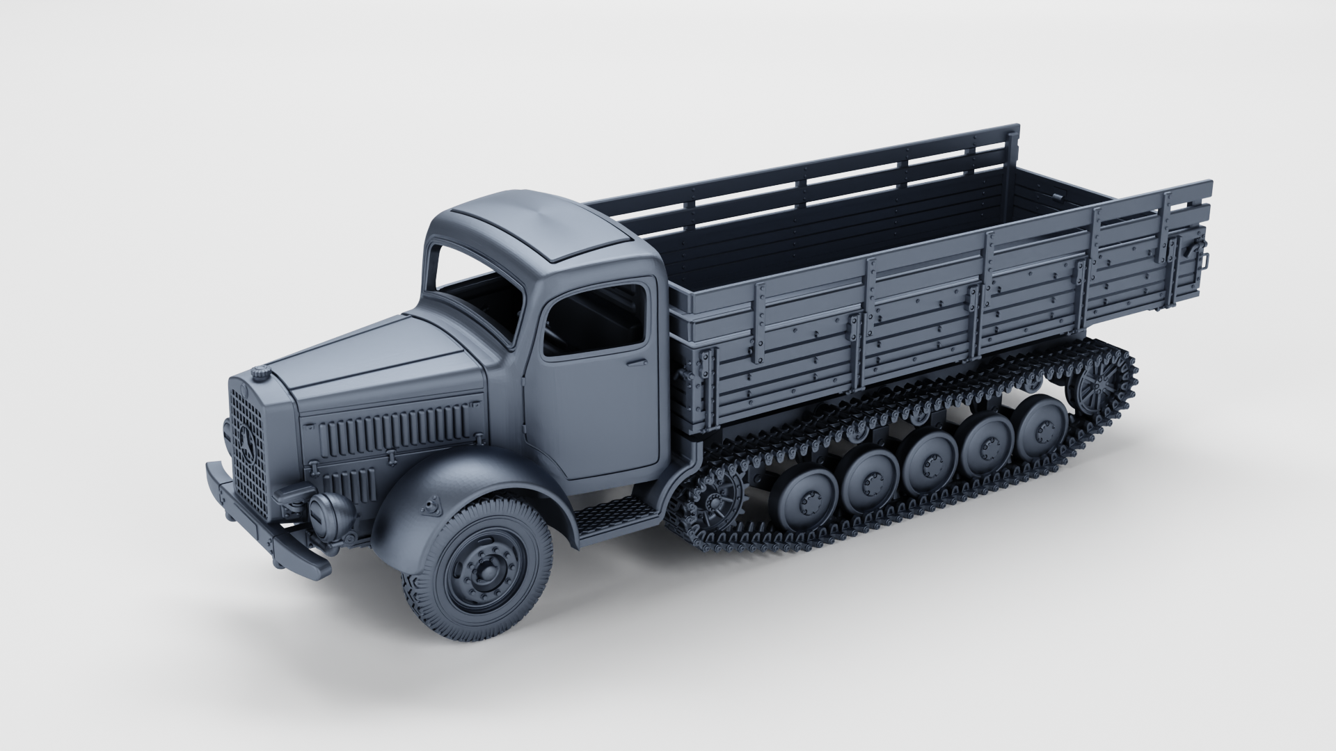 WG3D Halftrack Mercedes-Benz L4500R Maultier (Germany, WW2)