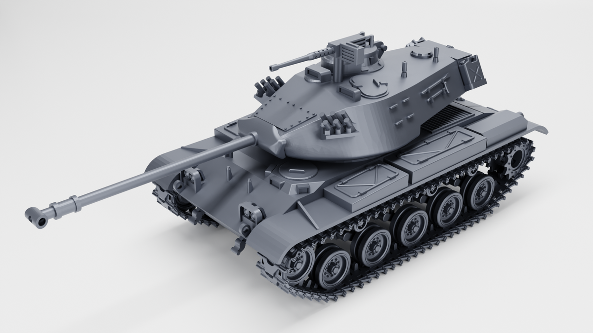 WG3D M41 Walker Bulldog Light Tank (US, post WW2, Korean+Vietnam war)
