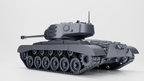WG3D M26 Pershing Heavy/Medium Tank (US, WW2, Korean+Vietnam war)