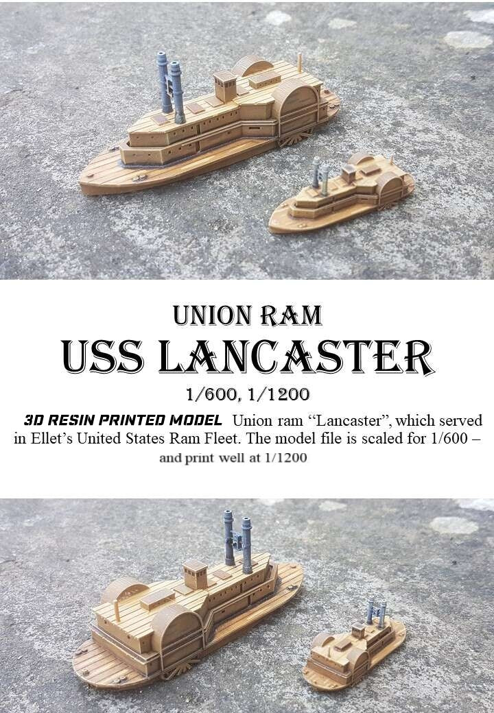 Manley LFG3D026 - 1/600 USS Lancaster