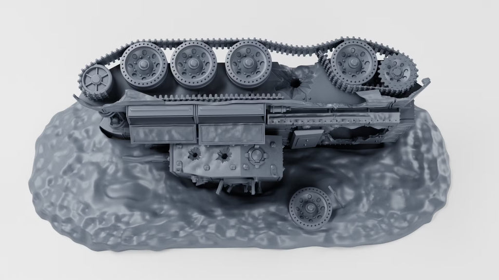 WG3D A27M  Destroyed Cromwell IV (UK, WW2)