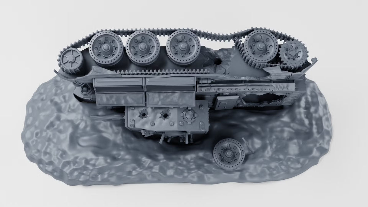 WG3D A27M  Destroyed Cromwell IV (UK, WW2)
