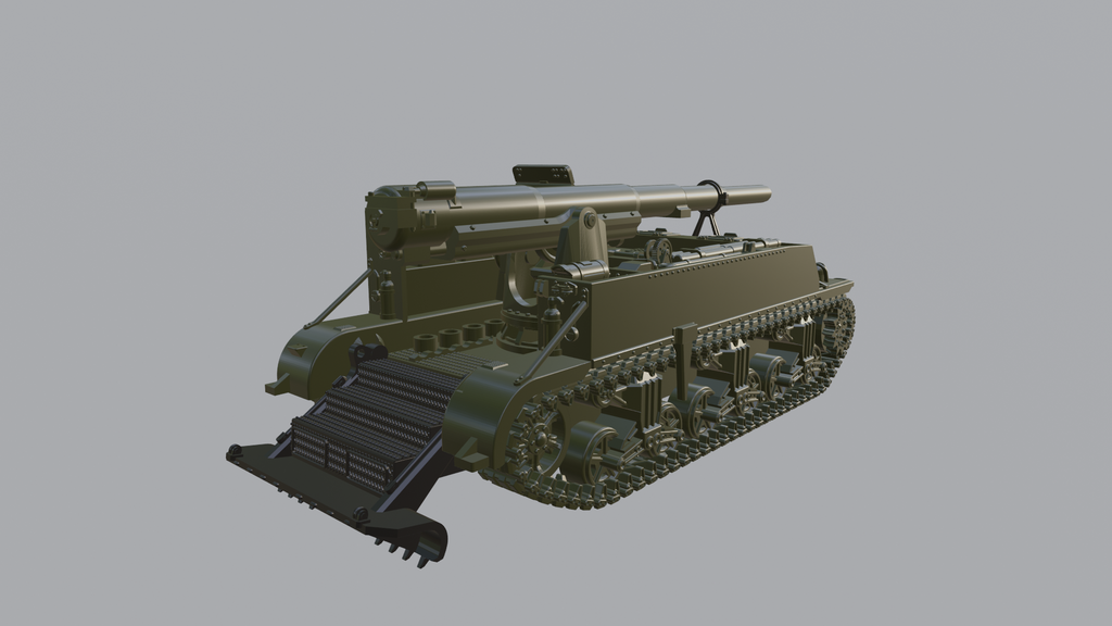 WG3D M12 Gun Motor Carriage 155mm (USA, WW2, D-Day)