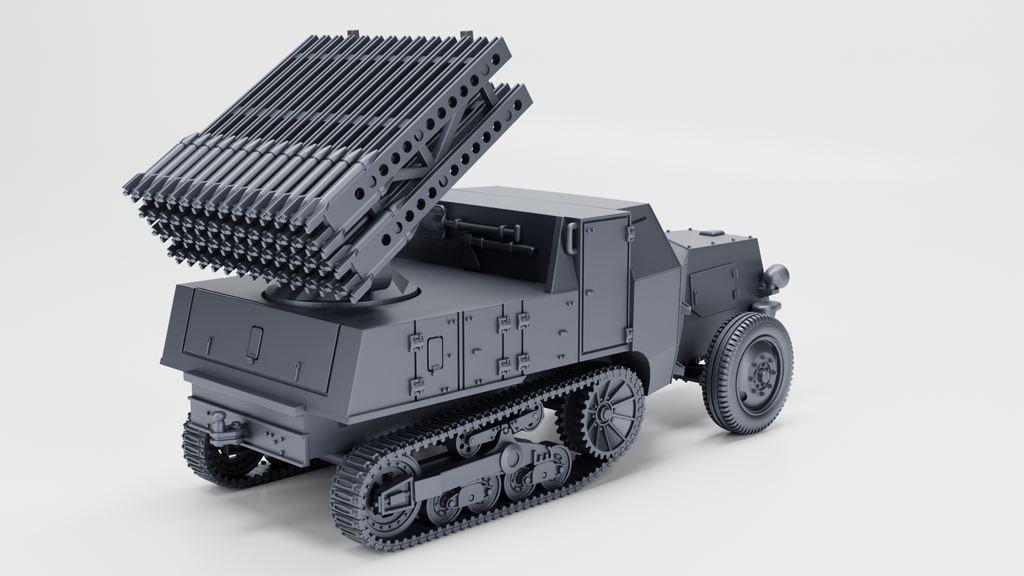 WG3D Halftrack S307 (f) Vielfachwerfer (multiple launcher) (Germany+France, WW2)