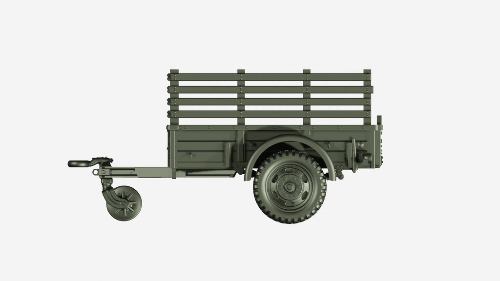 WG3D Dodge WC 1-ton cargo trailer "Ben Hur" (USA, WW2)