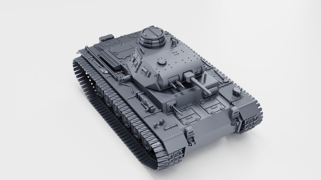 WG3D Panzer III Ausf.E  (standard+winter edition) (Germany, WW2)