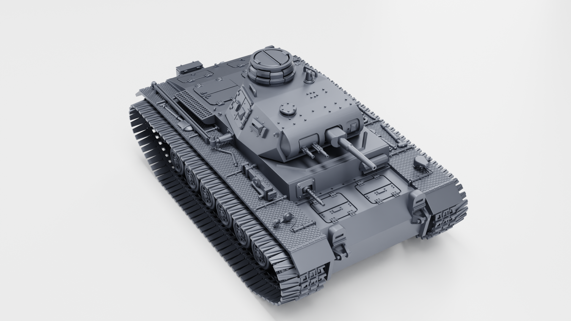 WG3D Panzer III Ausf.E  (standard+winter edition) (Germany, WW2)