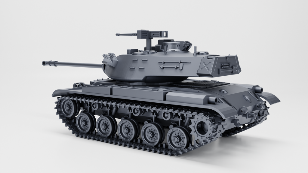 WG3D M41 Walker Bulldog Light Tank (US, post WW2, Korean+Vietnam war)
