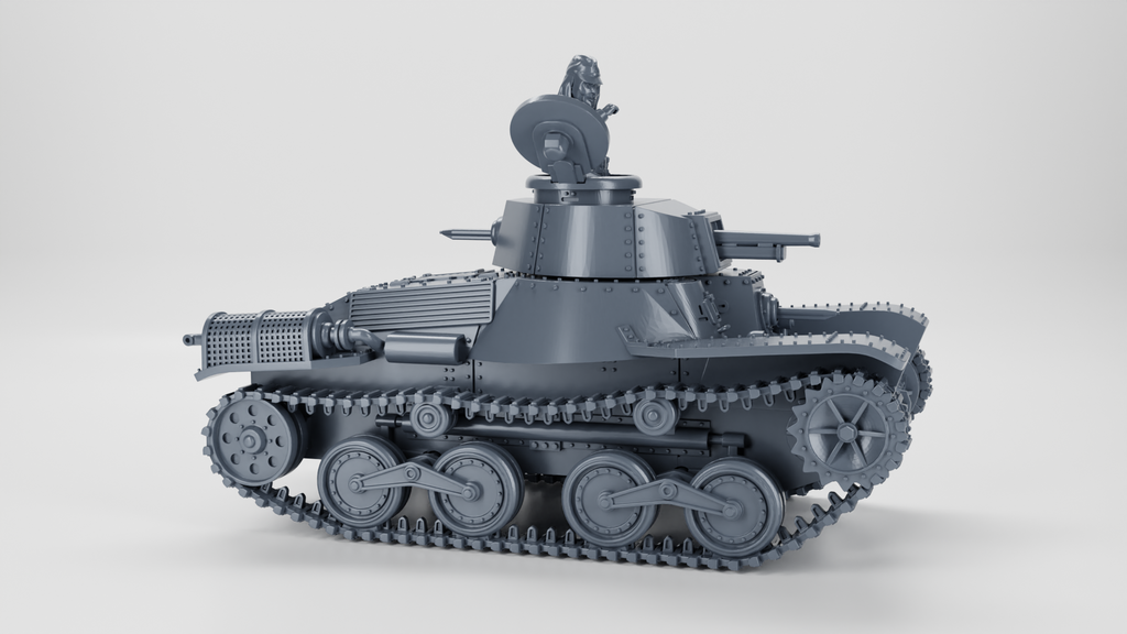 WG3D Type 4 Ke-Nu Light Tank (JAPAN, WW2)