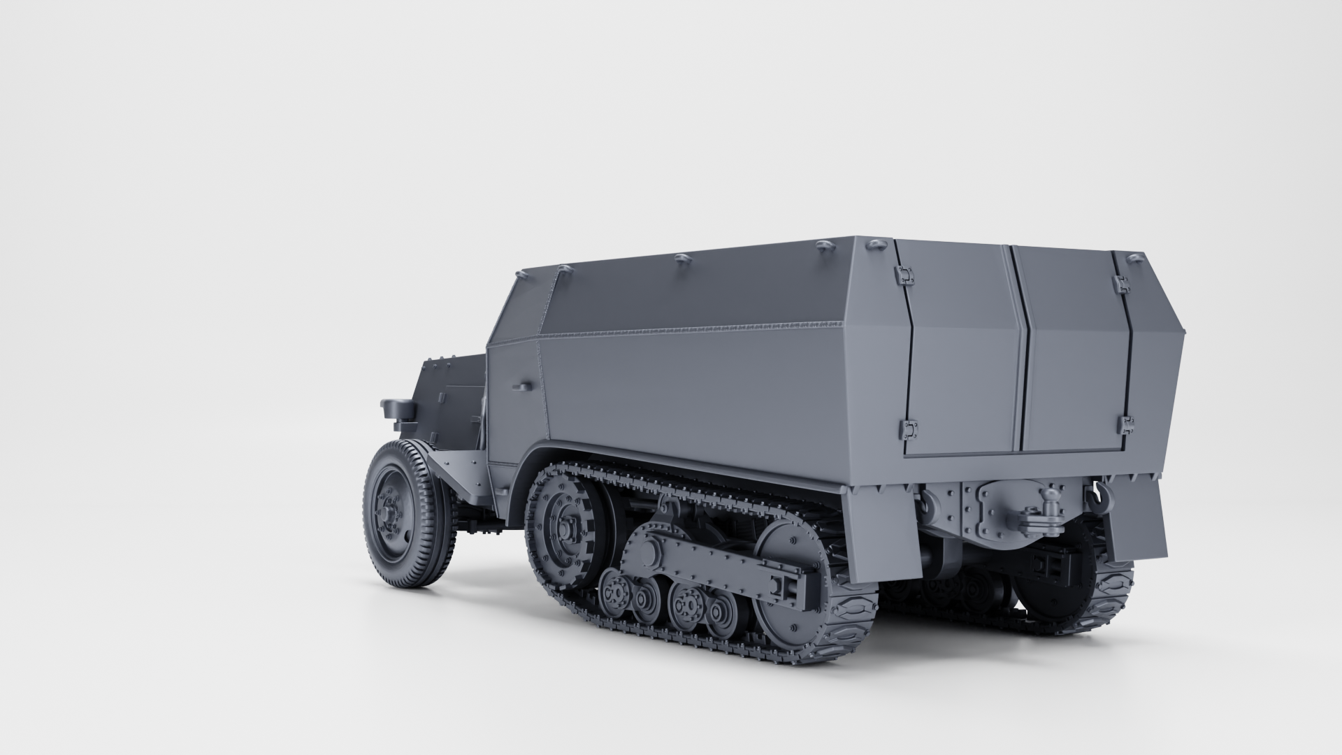 WG3D Halftrack SPW S307(f) - Ammo carrier (Germany+France, WW2)