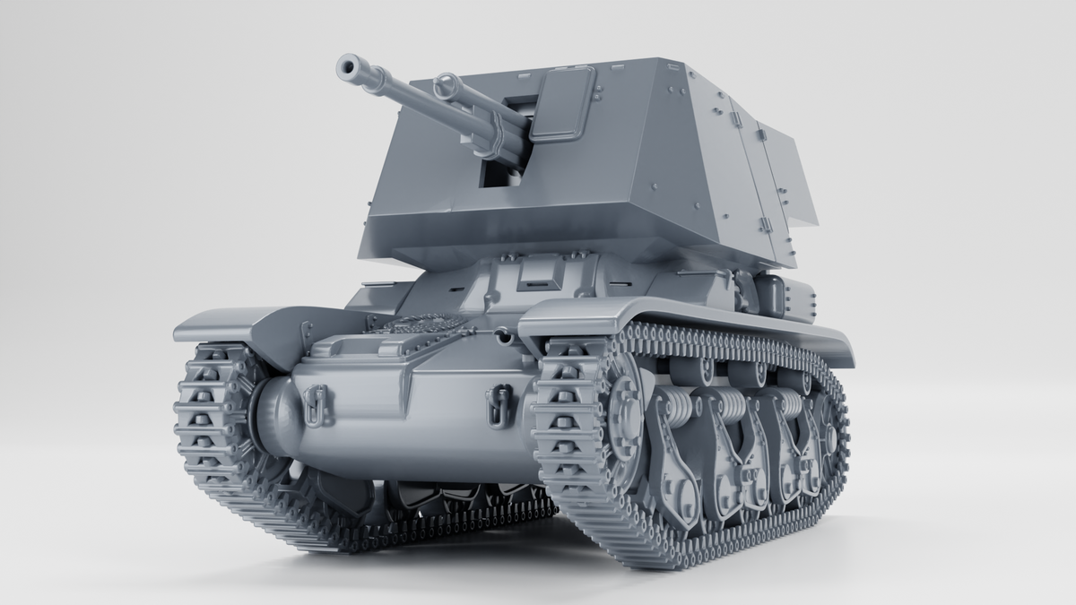WG3D Panzerjager 35R (with 4.7cm Pak anti-tank gun) (Ad-Hoc, Germany, WW2)